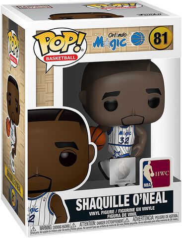 Figurine Funko Pop! N°81 - NBA Legends - Shaquille O'neal (magic Home)